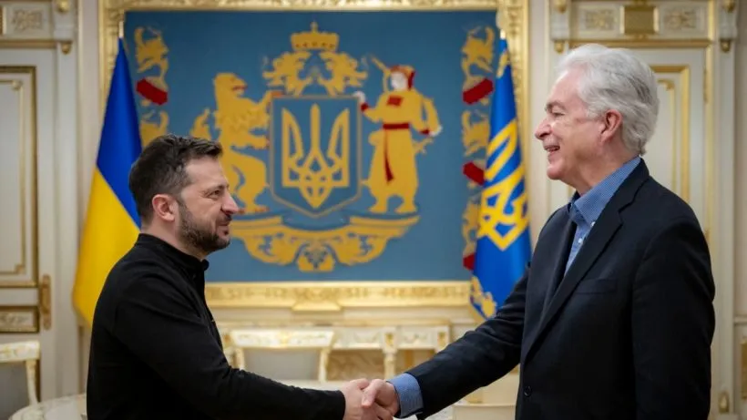 Володимир Зеленський провів зустріч з директором ЦРУ Біллом Бернсом