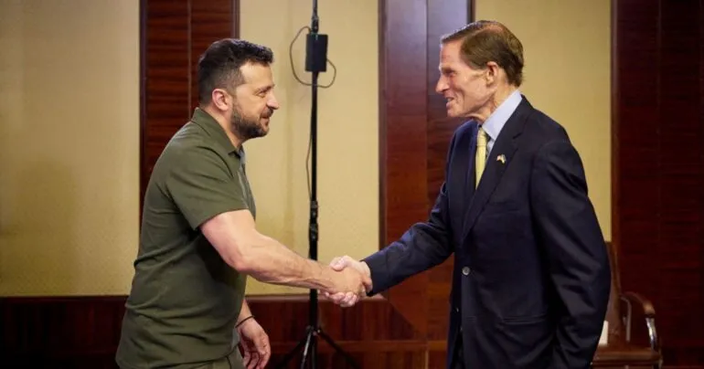 Зеленський у Києві обговорив з двома конгресменами «значну потребу» України в антибалістичних ракетах